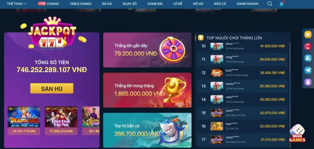 Chương trình hoàn trả 58win
